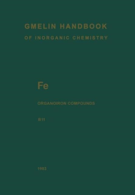 Book cover of: Fe Organoiron Compounds. By: Alfred Drechsler