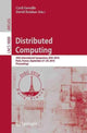 Book cover of: Distributed Computing. By: Cyril Gavoille