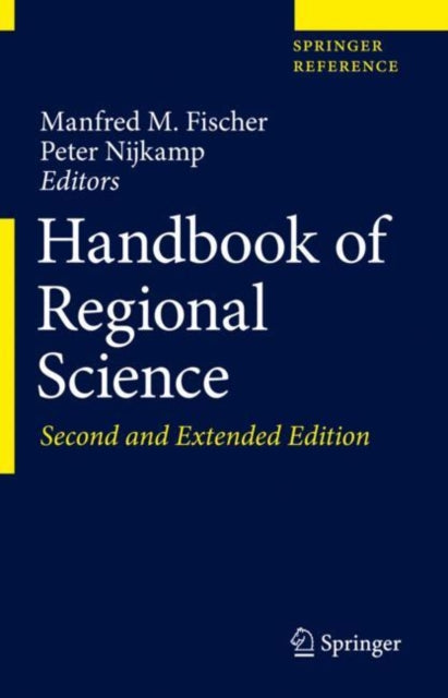 Book cover of: Handbook of Regional Science. By: Manfred M. Fischer