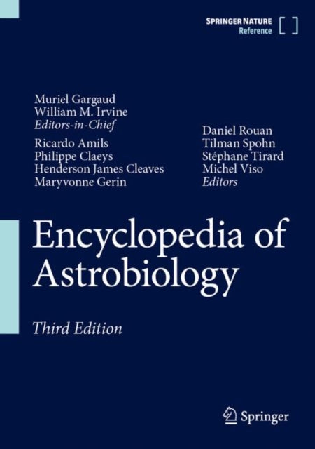 Book cover of: Encyclopedia of Astrobiology. By: Muriel Gargaud