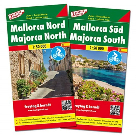 Book cover of: Mallorca Road Map, 2 Sheets with Guide 1:50 000