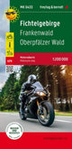Book cover of: Fichtelgebirge, motorcycle map 1:200,000, freytag & berndt