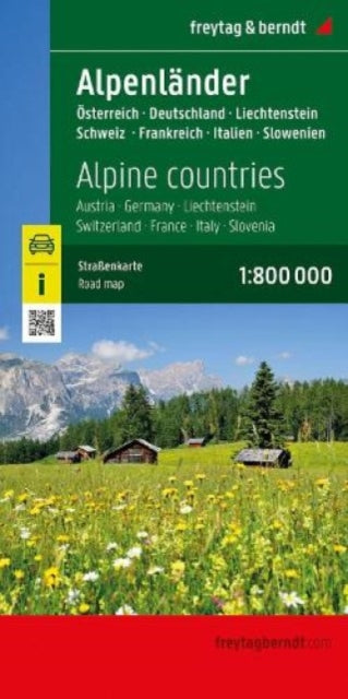 Book cover of: Alpine Countries Road and Leisure Map