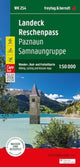 Book cover of: Landeck - Reschenpass Hiking, Cycling & Leisure Map