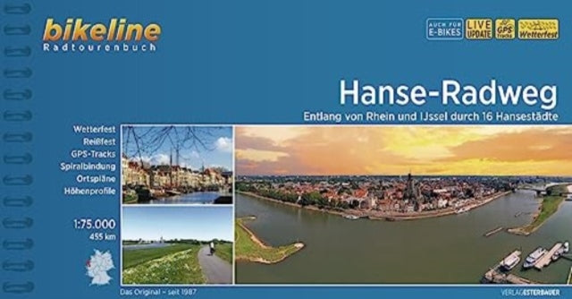 Book cover of: Hanse-Radweg Entlang von Rhein und IJssel durch 16 Hansestadte