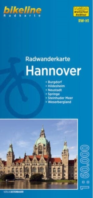 Book cover of: Hannover cycling tour map