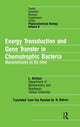 Book cover of: nrgy Transduct Gene Trans Chem