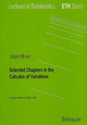 Book cover of: Selected Chapters in the Calculus of Variations. By: Jürgen Moser