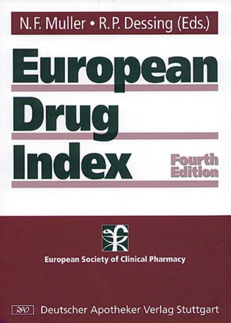 Book cover of: European Drug Index. By: Muller