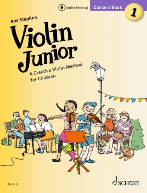 Book cover of: Violin Junior: Concert Book 1. By: Ros Stephen