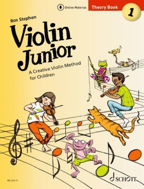 Book cover of: Violin Junior: Theory Book 1. By: Ros Stephen