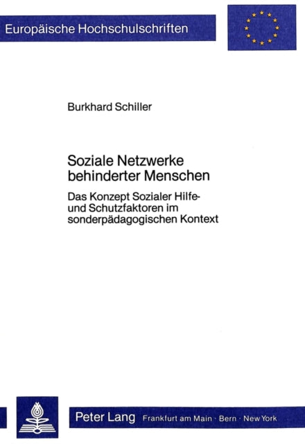 Book cover of: Soziale Netzwerke behinderter Menschen