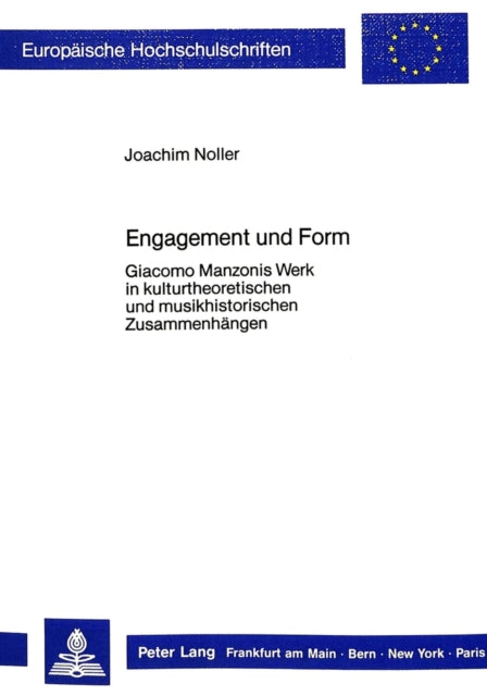 Book cover of: Engagement und Form
