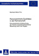 Book cover of: Personzentrierte Qualitaeten in der Partnerschaft