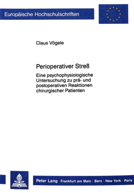 Book cover of: Perioperativer Stress