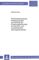 Book cover of: Portfoliotheoretische Untersuchungen zum Einfluss von Erwartungsbildungen auf die Zins- und Laufzeitstruktur des Kapitalmarktes