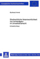 Book cover of: Strafrechtliche Verantwortlichkeit Von Amtstraegern Im Umweltstrafrecht