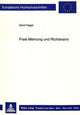 Book cover of: Freie Meinung und Richteramt