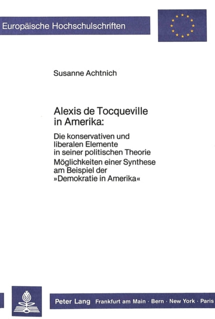 Book cover of: Alexis de Tocqueville in Amerika: