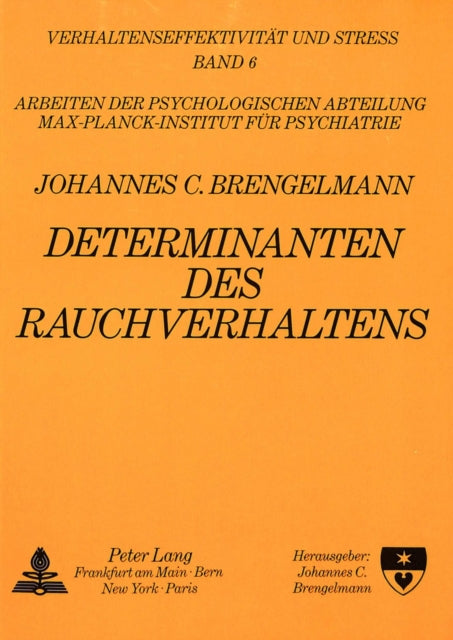Book cover of: Determinanten des Rauchens
