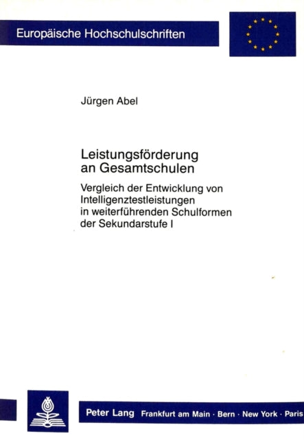 Book cover of: Leistungsfoerderung an Gesamtschulen