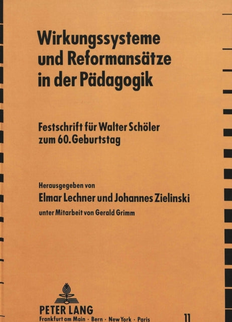 Book cover of: Wirkungssysteme und Reformansaetze in der Paedagogik