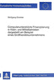 Book cover of: Computerunterstuetzte Finanzplanung in Klein- und Mittelbetrieben- Dargestellt am Beispiel eines Grosshandelsunternehmens