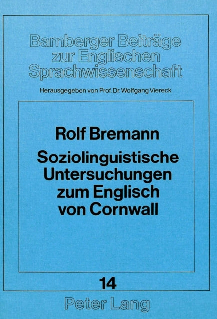 Book cover of: Soziolinguistische Untersuchungen zum Englisch von Cornwall