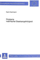 Book cover of: Probleme mehrfacher Staatsangehoerigkeit