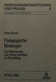 Book cover of: Paedagogische Bindungen. By: Peter Struck