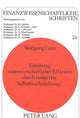 Book cover of: Erhoehung staatswirtschaftlicher Effizienz durch budgetaere Selbstbeschraenkung?