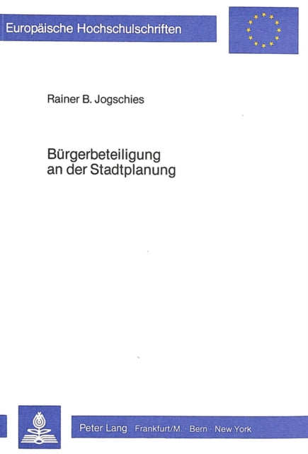 Book cover of: Buergerbeteiligung an der Stadtplanung