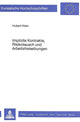 Book cover of: Implizite Kontrakte, Risikotausch und Arbeitsfreisetzungen