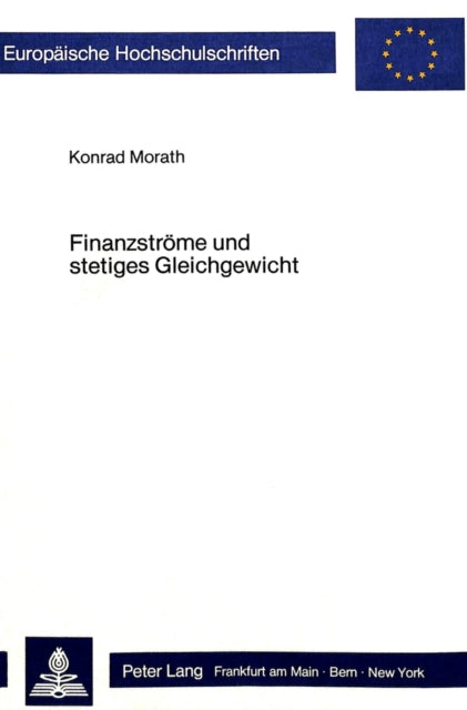 Book cover of: Finanzstroeme und stetiges Gleichgewicht