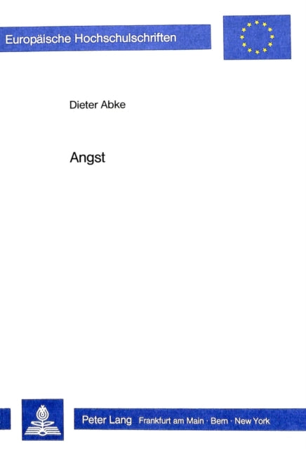 Book cover of: Angst