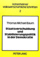Book cover of: Staatsverschuldung und Stabilisierungspolitik in der Demokratie