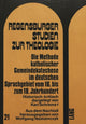 Book cover of: Die Methode katholischer Gemeindekatechese im deutschen Sprachgebiet vom 16. bis zum 18. Jahrhundert