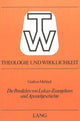 Book cover of: Die Parallelen Von Lukas-Evangelium Und Apostelgeschichte