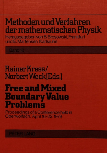 Book cover of: Free and Mixed Boundary Value Problems