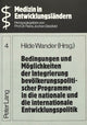 Book cover of: Bedingungen und Moeglichkeiten der Integrierung bevoelkerungspolitischer Programme in die nationale und die internationale Entwicklungspolitik. By: Germany (West)
