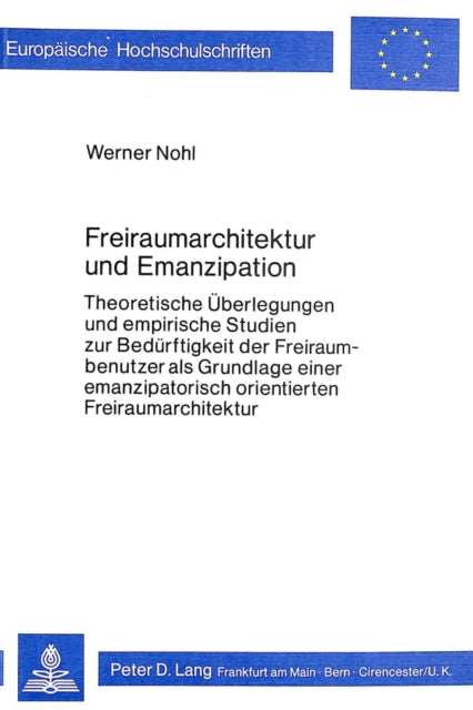 Book cover of: Freiraumarchitektur und Emanzipation