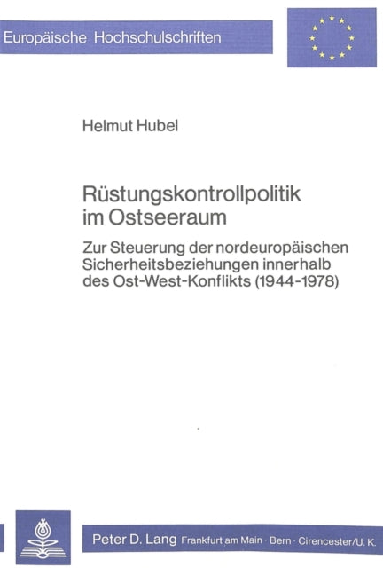 Book cover of: Ruestungskontrollpolitik im Ostseeraum