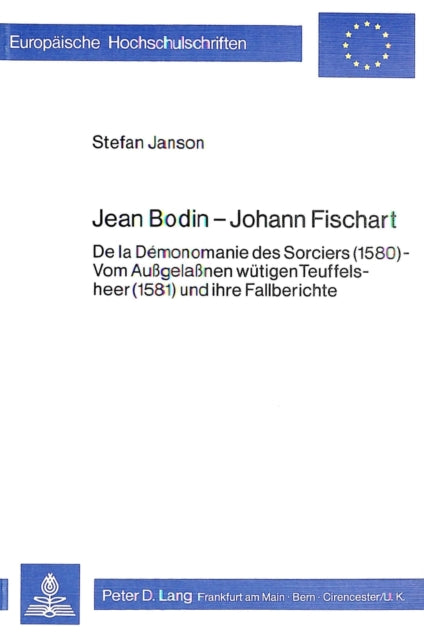 Book cover of: Jean Bodin - Johann Fischart