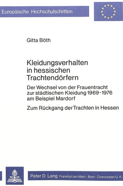 Book cover of: Kleidungsverhalten in hessischen Trachtendoerfern