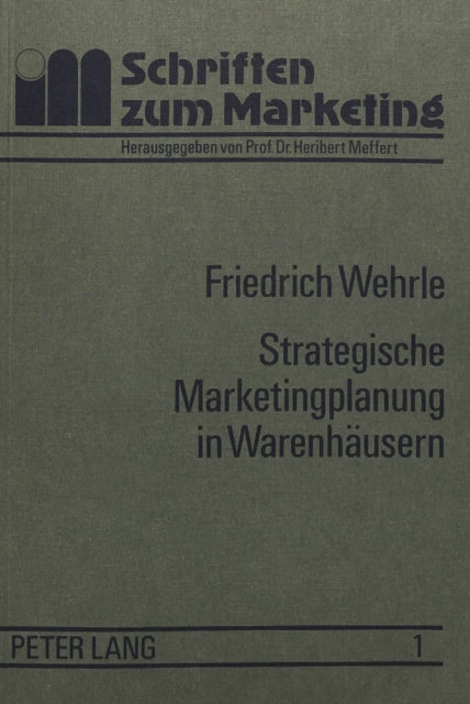 Book cover of: Strategische Marketingplanung in Warenhaeusern