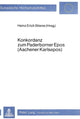 Book cover of: Konkordanz zum Paderborner Epos (Aachener Karlsepos)