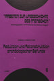 Book cover of: Reduktion und Rekonstruktion archaeologischer Befunde