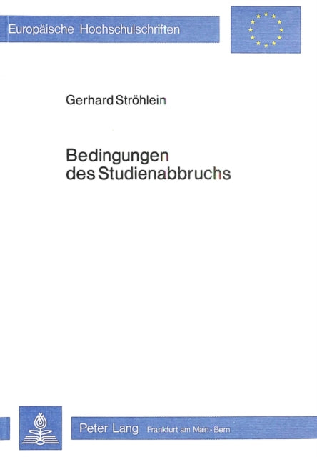 Book cover of: Bedingungen des Studienabbruchs