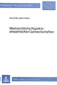 Book cover of: Mietrechtliche Aspekte eheaehnlicher Gemeinschaften