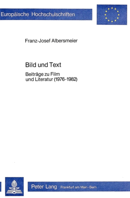 Book cover of: Bild und Text